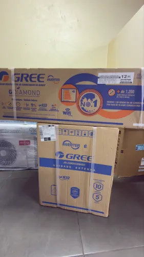 Ar condicionado GREE inverter quente / frio , 12mil Btus , novo, NF e garantia de fábrica 