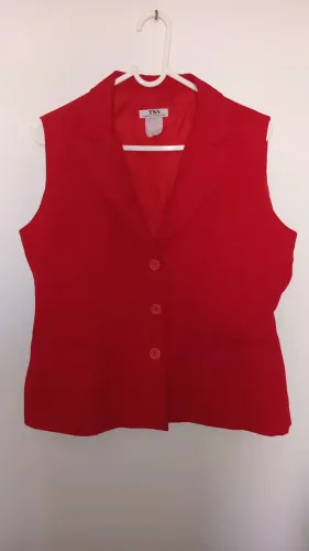 Blazer sem mangas feminino