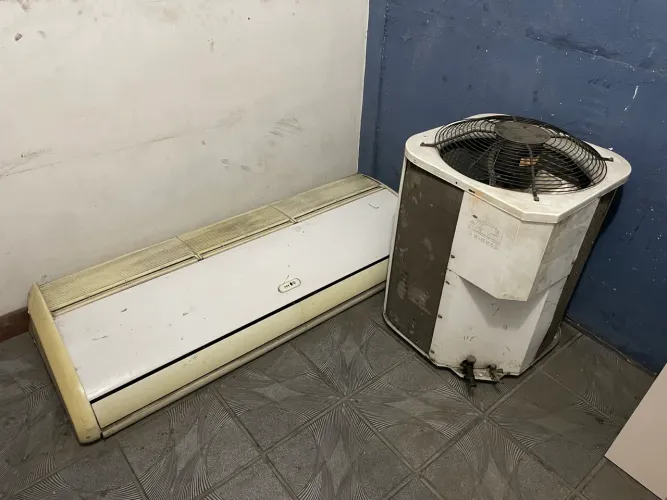 Ar condicionado 60.000 btus compressor com defeito 