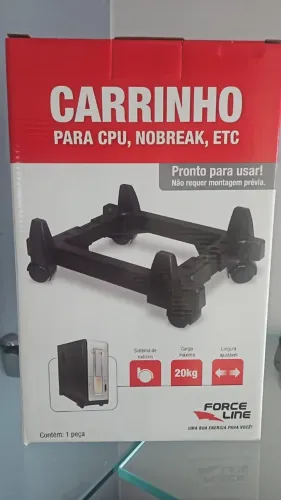 Carrinho para CPU suporte nobreak gabinete com rodinhas (Preço de custo)