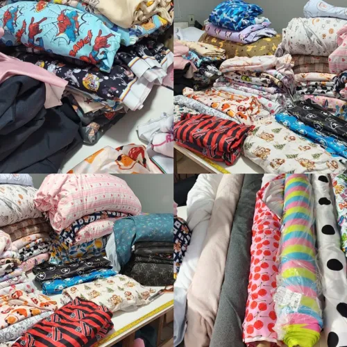 Retalhos para fazer pijamas malha de primeira qualidade com várias estampas