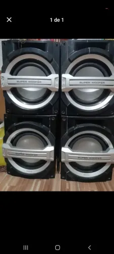 Sub Panasonic muito potentes