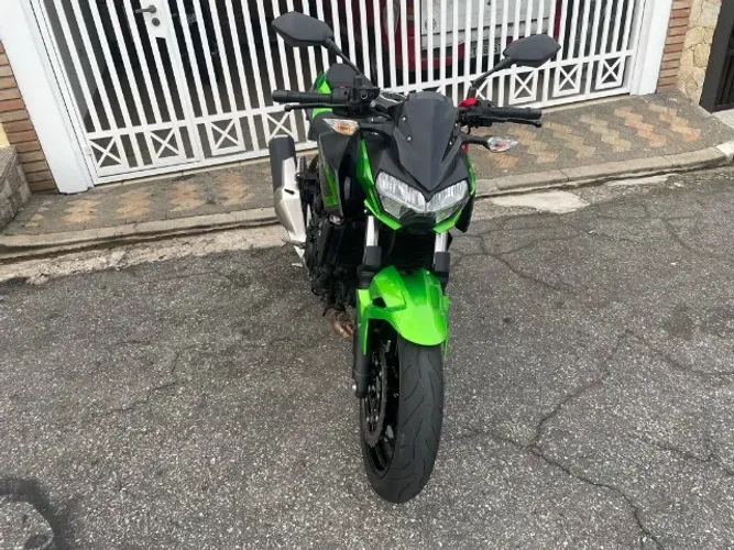kawasaki z400 2021 verde com 14.000kms