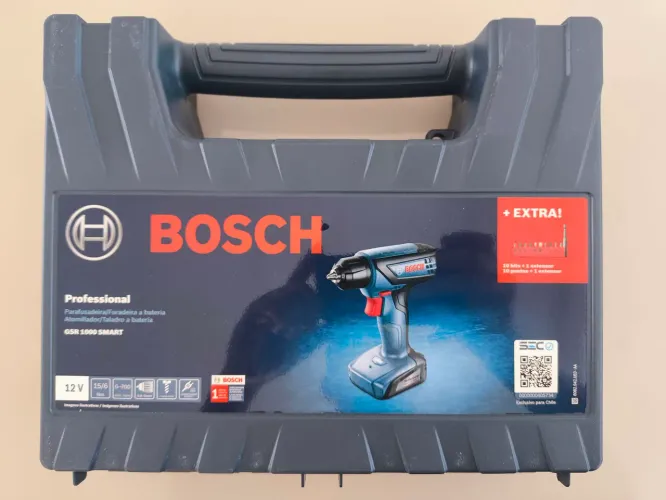 Parafusadeira Furadeira 12V Bosch Maleta NOVA