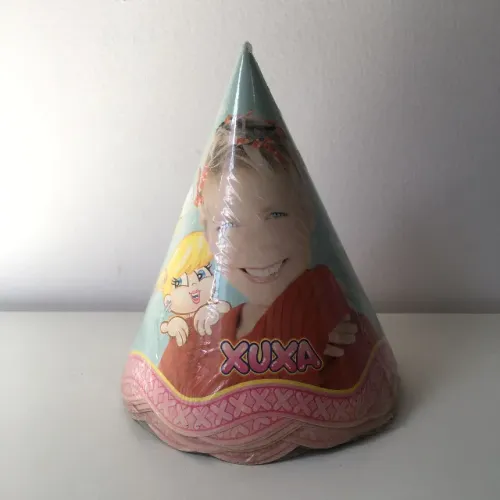Chapéu de Aniversário 10 Unidades Xuxa Xuxinha