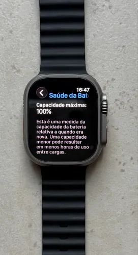 Relógio Apple Watch Ultra 02, 100% Batery, LTE 4G, GPS 