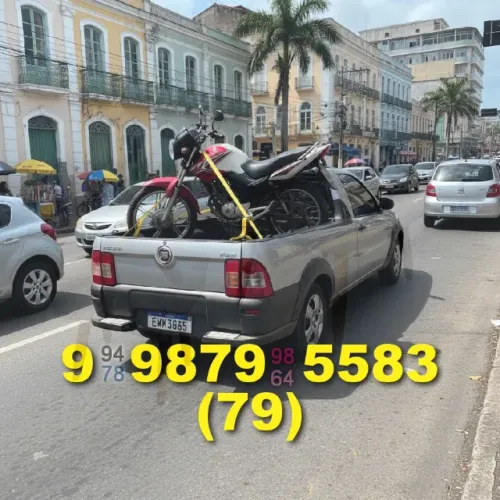 frete para motos com agilidade e segurança em Aracaju