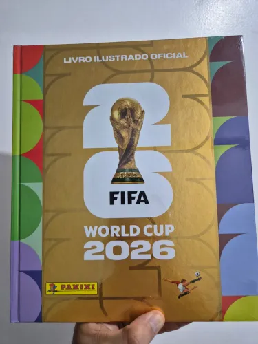 Álbum Copa do Mundo Dourado + Coleção Completa de Figurinhas