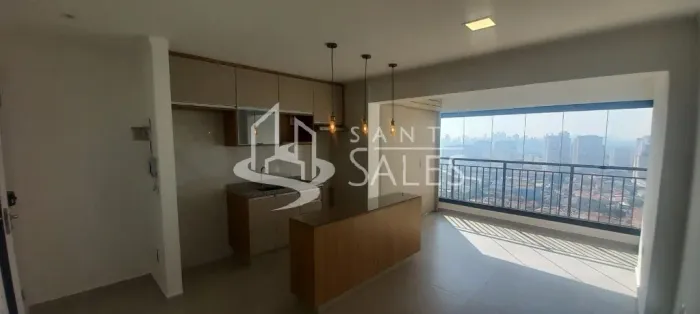 Excelente apartamento para locação no Tatuapé, São Paulo-SP: 2 quartos, 1 suíte, 2 salas,