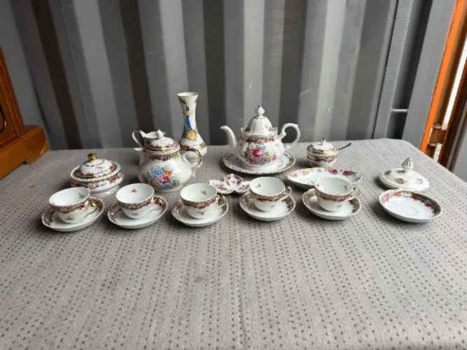 Conjunto de chá em porcelana da Limoges
