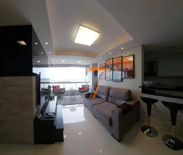 Cobertura com 2 dormitórios para alugar, 144 m² por R$ 7.755/mês - Coqueiros - Florianópol