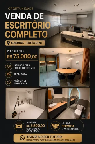 ESCRITÓRIO COMPLETO A VENDA - OPORTUNIDADE