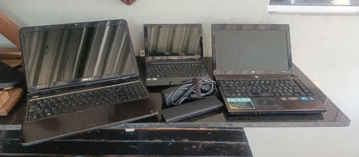 Notebook para retirar peças 