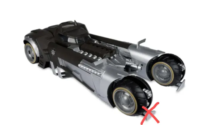 LEIA A DESCRIÇÃO!!! - Batman: White Knight DC Multiverse Gold Label Batmobile Exclusive