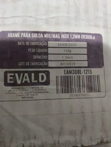 arame para solda mig/mag inox