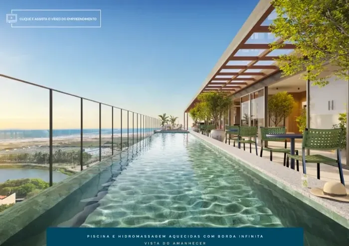 Excelente Apartamento Dumont1153 em frente aos lagos da Orla. Frente mar