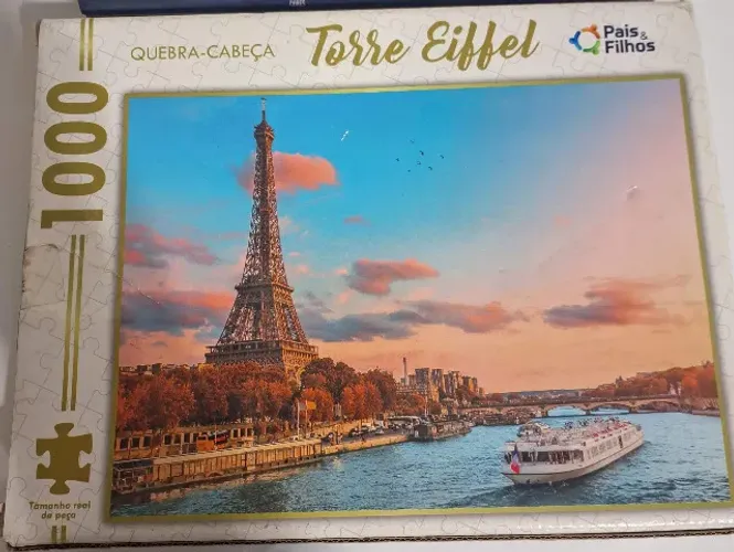 Quebra-Cabeça Torre Eiffel 1000 peças Pais & Filhos