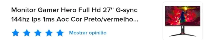 Monitor gamer 
