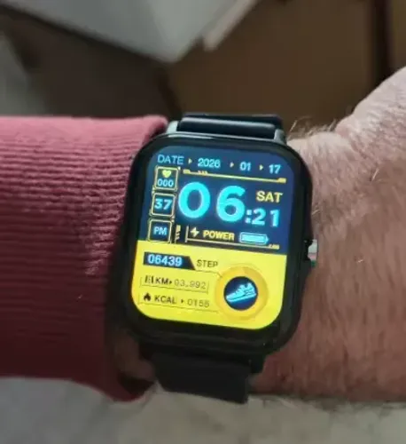 Relógio digital Smartwatch LAXASFIT para homens e mulheres marcador de passos e esportes