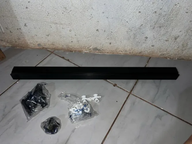 Trilho para porta de correr suporte