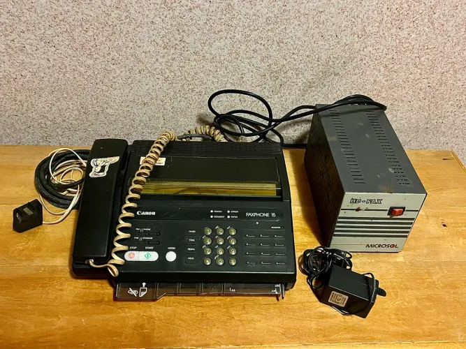 Aparelho De Fax Antigo Canon Faxphone 15 Vintage / Retro?