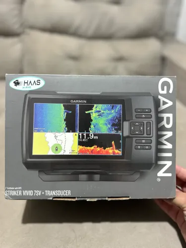 Sonar garmin striker 7sv (visão lateral)