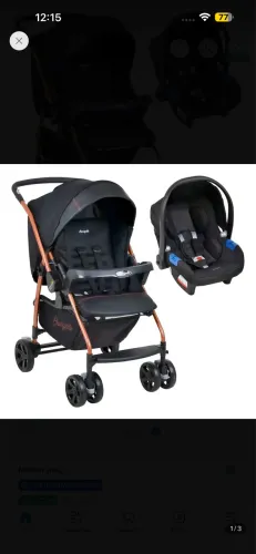 CARRINHO E BEBÊ CONFORTO BURIGOTTO