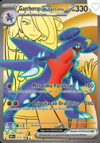 Carta Pokemon Garchomp Ex Da Cintia