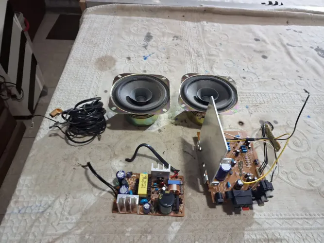 Kit autofalante fonte e amplificador. Para projetos