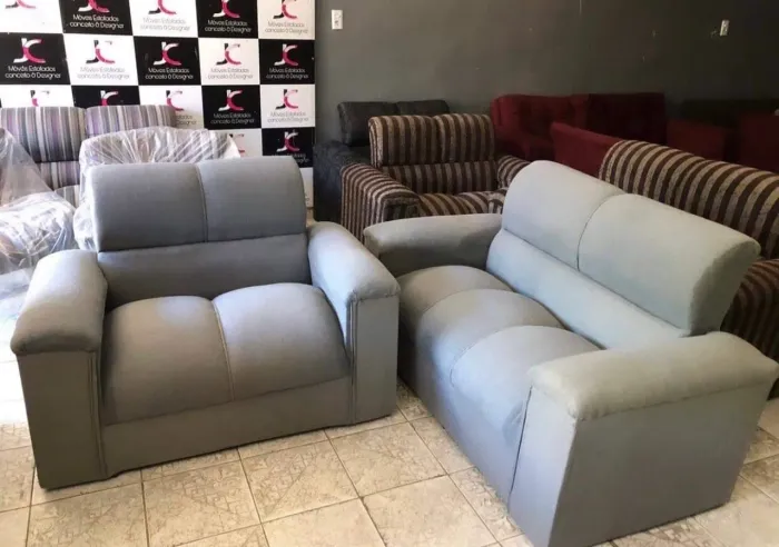 Conjunto de Sofá 2 e 3 Lugares
