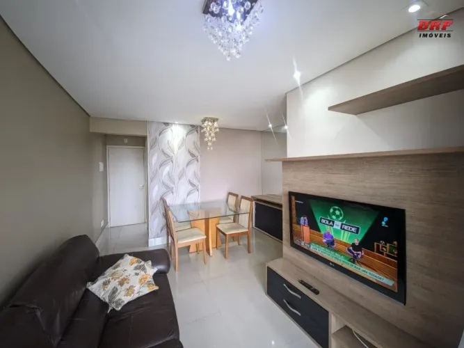 Apartamento mobiliado para locação no Spazio Guarulhos com 2 dormitórios, suíte e porteira