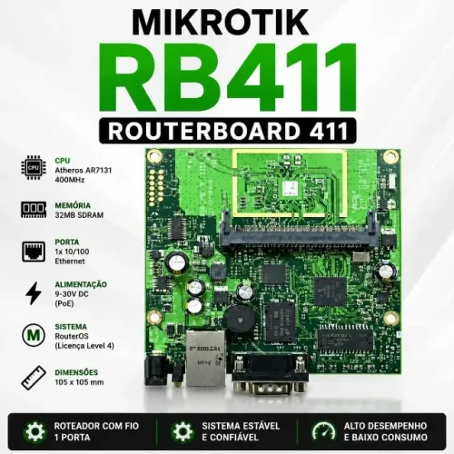 MikroTik RouterBOARD RB411 + R52-350 Wireless