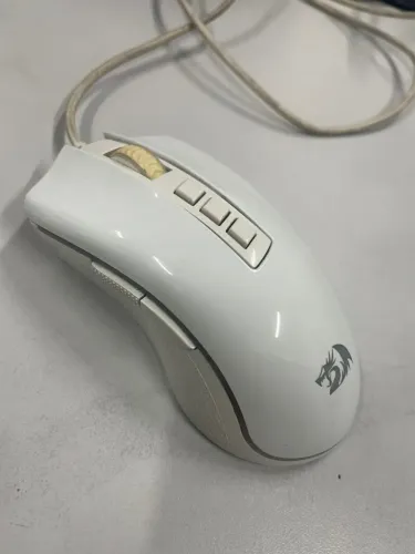 Mouse Redragon Cobra Lunar White (s118 v2) + Mouse Bungee FalleN Eco