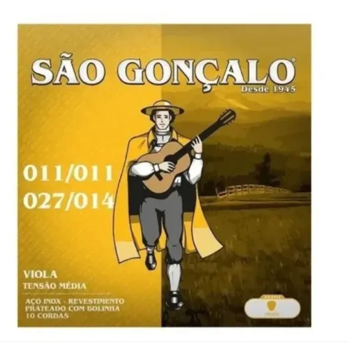 São Gonçalo Encordoamento Viola Tensão Média
