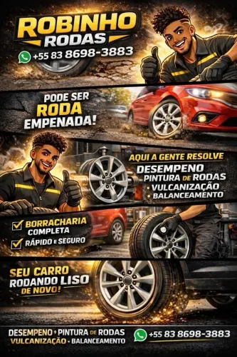 Desempeno de Rodas a partir de R$50 - Robinho Rodas