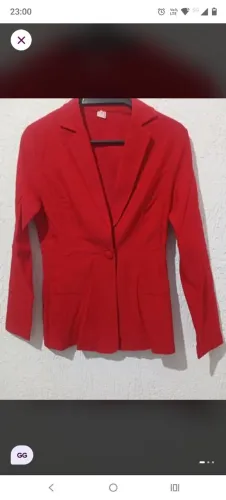 Blazer vermelho 
