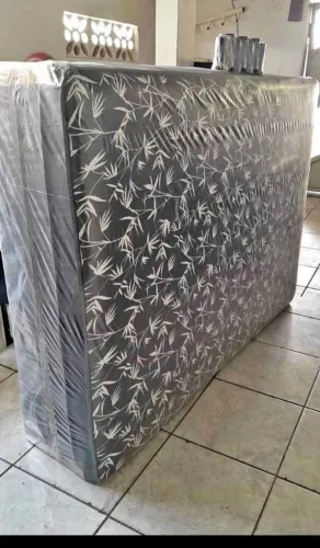 Cama box Casal - 10cm espuma ( Frete grátis )