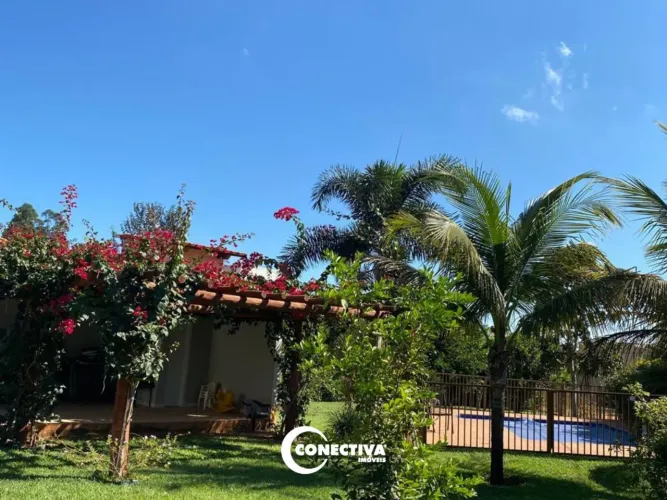 CHÁCARA - CONDOMÍNIO TERRA DO BOI I - 1.207m2 de terreno, casa com 3 suítes - Hidrolândia,