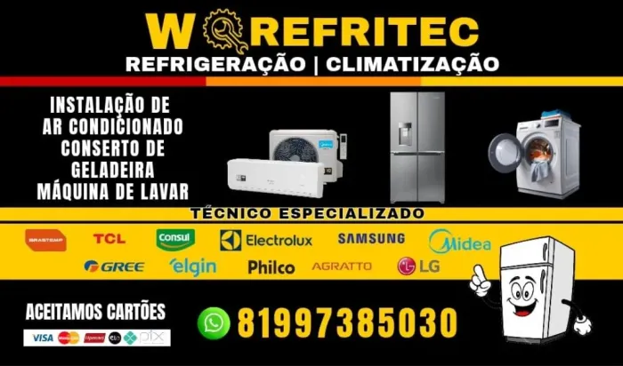 Instalação de ar condicionado.