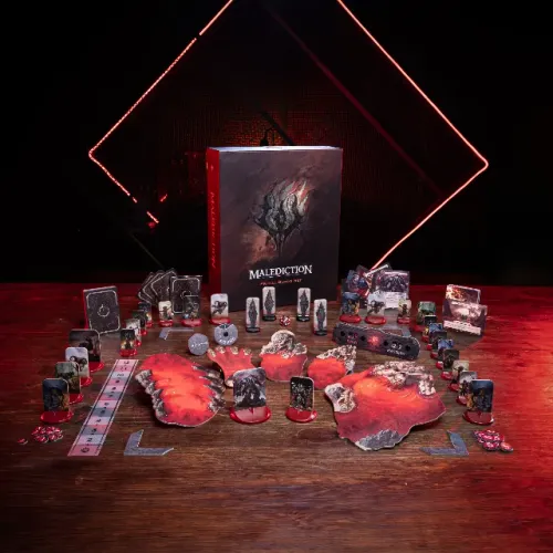 kit 4 Malediction faction box + laser + pin de iniciativa de metal!