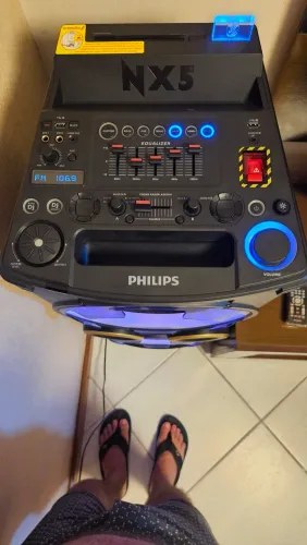 Caixa Philips Som DJ NX5