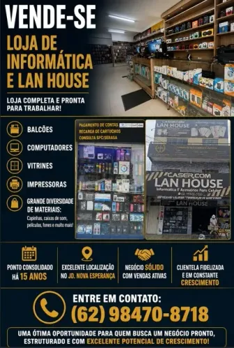 LOJA DE INFORMATICA EM VENDA
