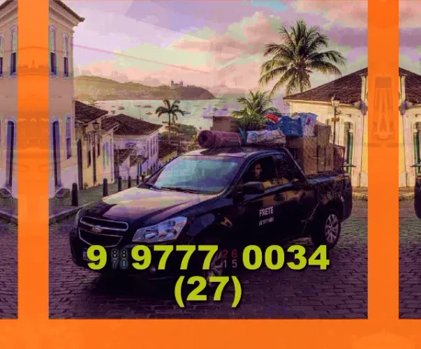 Frete em Jardim da Penha, Vila Velha e Praia da Costa! Rápido e seguro!