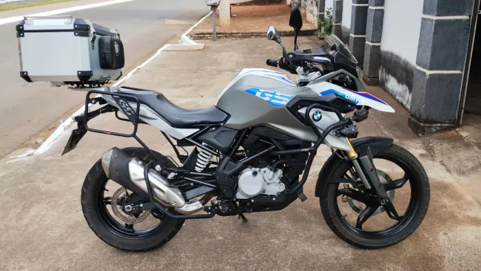 BMW GS 310 AZUL COM BRANCO