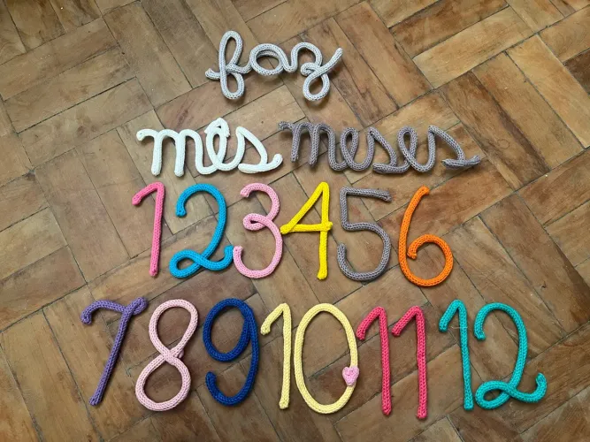 kit para foto mesversario 