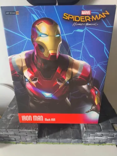 Iron Studios 1/10 Iron Man "Homem de Ferro" Mark XVII (Spider-Man Homecoming)