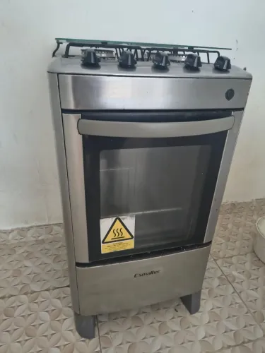 Fogão Esmaltec Inox Usado