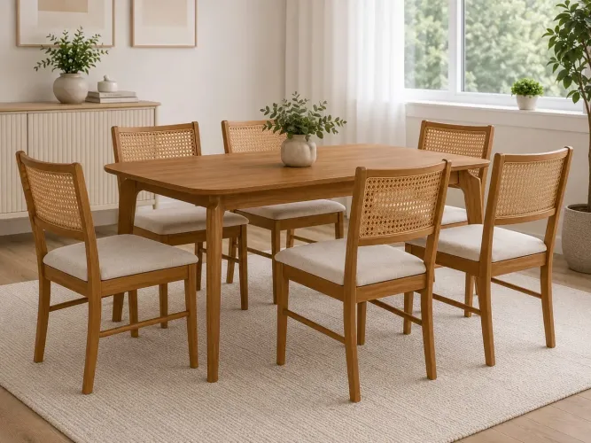 Mesa de jantar 6 cadeiras