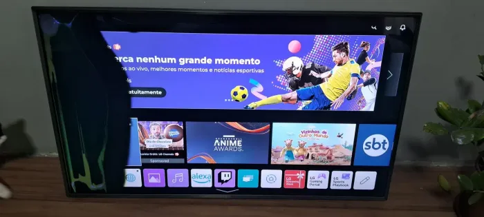 Tv LG de 50 Polegadas, Tela quebrada com defeito