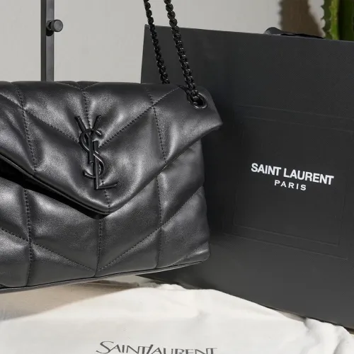 Bolsa Feminina Yves Saint Laurent Matelassê Preta